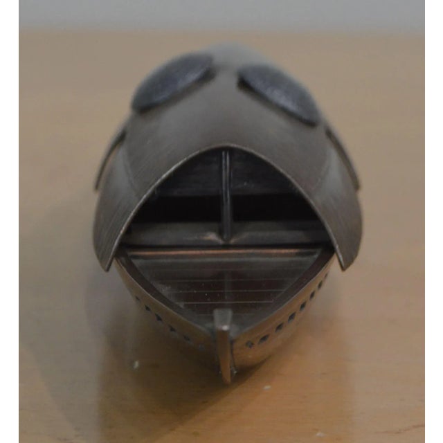 Traditional Taisho Democracy Commemorative Miniature Mixed Metal Sampan Censor For Sale - Image 3 of 12