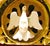 Rare Antique Icon of St. Catherine of Alexandria in a Kiot Shadow Box For Sale - Image 9 of 18