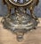 Antique Baroque Napoleon III Style Clock with Raised Decorative Motifs For Sale - Image 3 of 4