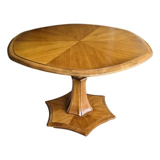 Vintage Drexel Heritage Plaudit Collection Adjustable Lift-Top Table | Mid-Century Modern Hi-Low Cocktail Dining For Sale