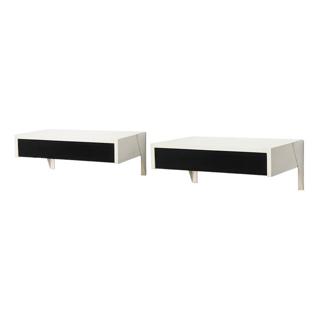 DD01 Bergeijk Wall Shelves with Drawers by Martin Visser for Spectrum, 1950s, Set of 2 For Sale