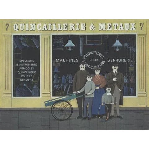 Illustration Jan Balet Quincaillerie & Metaux - Signed For Sale - Image 3 of 5
