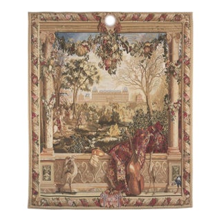 Palais De Monceaux Handwoven Tapestry - 238 X 198 Cm (7'10" X 6'6") - Requires Rod Size 5 For Sale