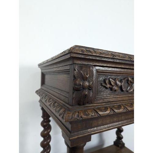 Louis XIII Oak Side Table For Sale - Image 5 of 8
