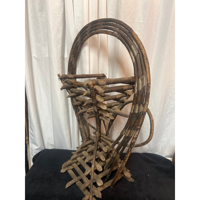 Hand Crafted Willow Plant Stand For Sale - Image 4 of 6