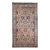 Vintage Persian Malayer Gallery Rug, Hand-Knotted Wool, Geometric Pattern, 5x10, Tan & Blue For Sale