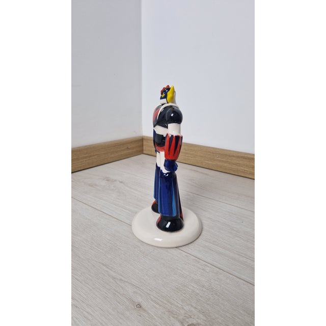 Hand-Painted Ceramic Ornament Sculpture from Artigianato Italiano For Sale - Image 6 of 11