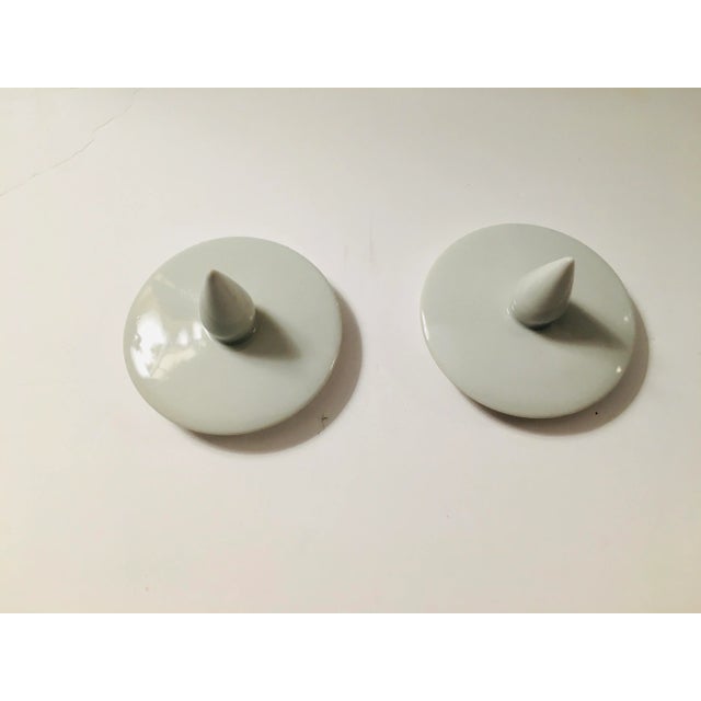 Chinese 1970s Blanc De Chine Covered Jars - a Pair For Sale - Image 3 of 8