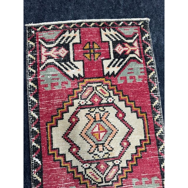 Turkish Yastik Rug 1'6" x 2'11" For Sale - Image 4 of 5