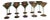 Vintage Mid 20th Century Hand Made International Silver Goblets - Set of 12 For Sale