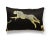 Traditional The House of Scalamandré Leaping Cheetah Lumbar Pillow, Black Magic For Sale - Image 3 of 3