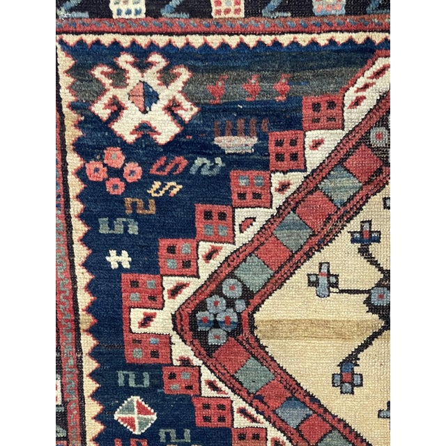 Late 19th Century Antique Caucasian Shirvan Rug 4'5" X 8’5” For Sale - Image 5 of 7