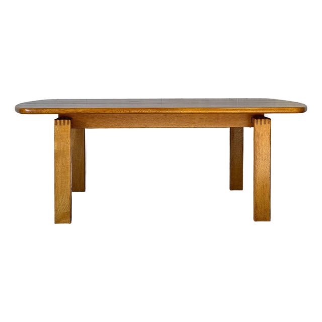 Oak Coffee Table Mid-Centuryl Modern Mid-Century Modern 1970s For Sale