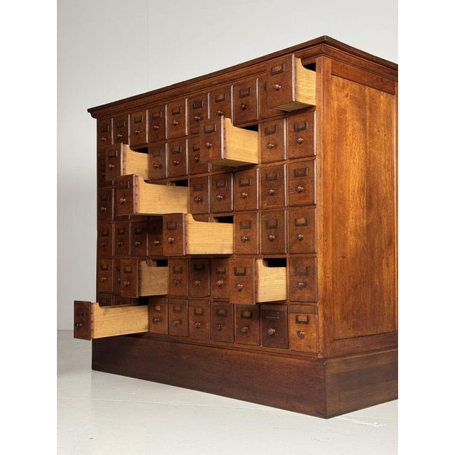 French Oak Pharmacy Cabinet For Sale - Image 3 of 18