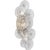 Julie Neill for Visual Comfort Signature Gianna 21" Layered Sconce in Burnished Silver Leaf with Clear Glass For Sale In Houston - Image 6 of 13