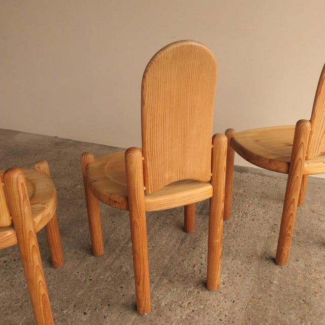 Vintage Dining Chairs in Pine For Sale - Image 14 of 17