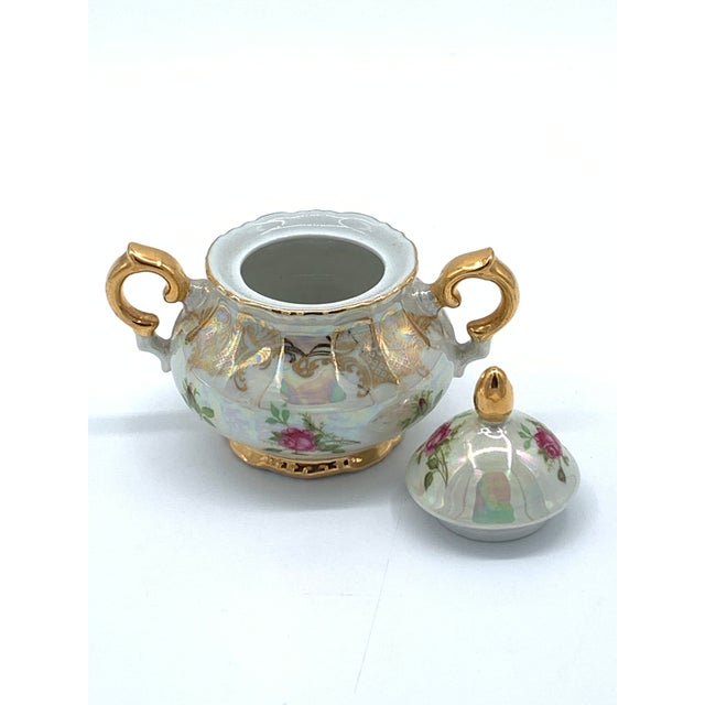 1940s 1940s Bavarian Opalescent Tea Set - 16 pcs For Sale - Image 5 of 13