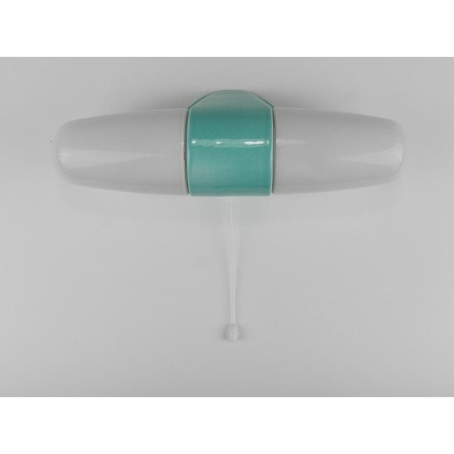 Bauhaus Turquoise Double Sconce Wall Light, Germany, 1950s For Sale - Image 11 of 17