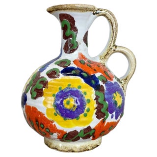 Vintage German Ceramic Studio Pottery Vase from Marei Ceramics, 1970s For Sale