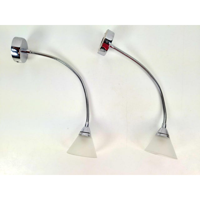 Postmodern Flexible Gooseneck Wall Light from Alva-Line, Italy, 1970s, Set of 2 For Sale - Image 10 of 10