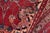 Beige Shabby Chic Persian Antique Red/Beige Wool Rug - 10'1'' X 12'6'' For Sale - Image 8 of 10