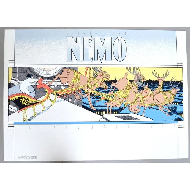 McKay Little Nemo in Slumberland, 1989 Silkscreen International Archives Near mint condition 70 x 99 cm This piece is...