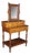 Antique Victorian Plum Pudding Mahogany Washstand Vanity W Mirror 62" For Sale