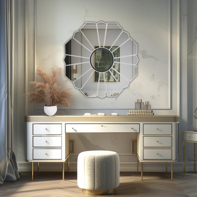 Silver Camfield Mirror For Sale - Image 8 of 9