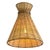 Natural Rattan and Vintage Brass Wall Lamps, Set of 2 For Sale - Image 3 of 9