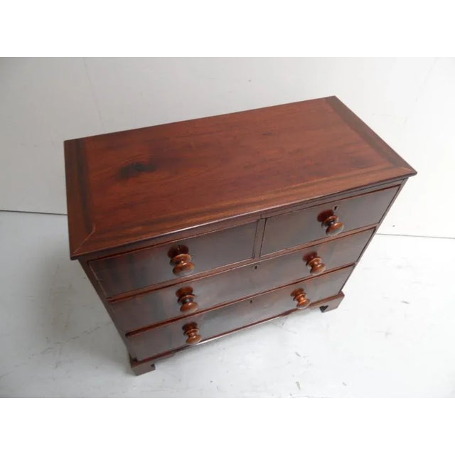 Antique Mahogany Chest of Drawers For Sale - Image 6 of 11