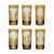 Taupe ARTEL Mushrooms Collection Highball in Taupe - Set of 6 For Sale - Image 8 of 8