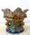 Vintage Boho Majolica Monkey Shell Bowl For Sale - Image 4 of 12