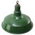 American vintage industrial hanging pendant. Green enamel with white interior. Metal top. E27/E26 Up to 250V (Europe/UK...