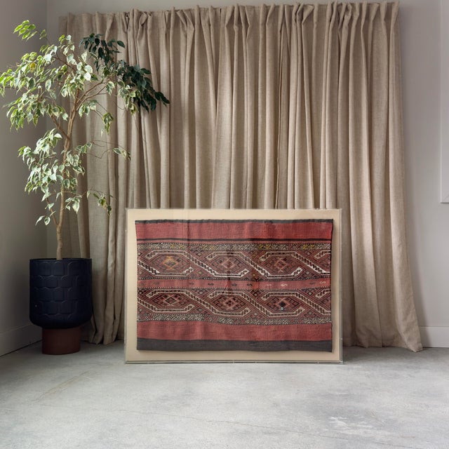 Tribal Vintage Turkish Textile Wall Hanging For Sale - Image 3 of 7