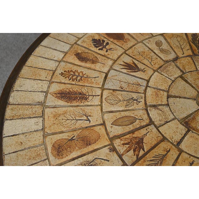 Brown Les Herbiers Coffee Table by Roger Capron for Vallauris, 1960s For Sale - Image 8 of 18