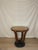 Wood Pair of Italian Art Deco Style Macassar Wood & Burl Round Side Tables For Sale - Image 7 of 7