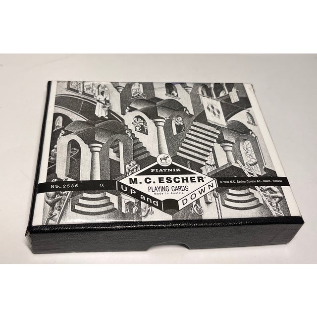 Illustration 1992 M C Escher Piatnik Playing Cards For Sale - Image 3 of 5