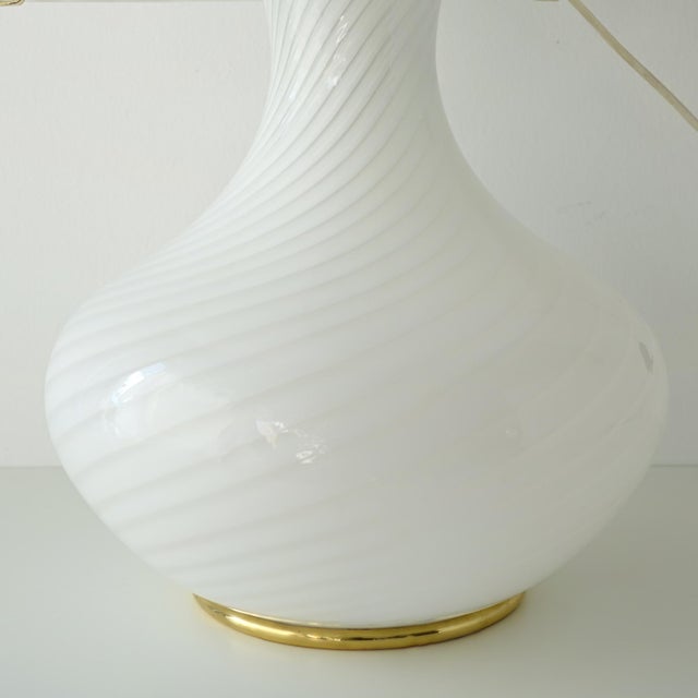 Glass XL Vetri Murano Glass Lamp For Sale - Image 7 of 13