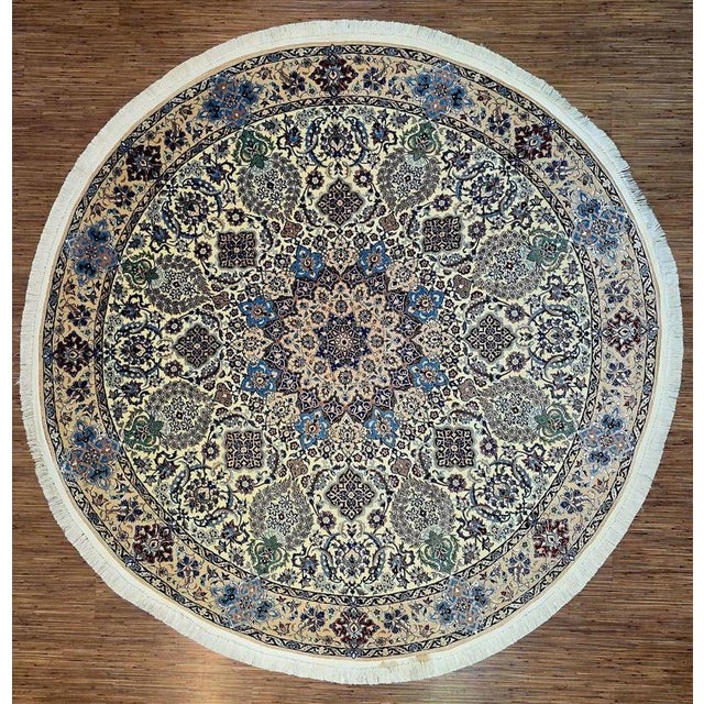 Middle Eastern Nain Rug in Cork Wool For Sale - Image 11 of 11