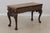 Maitland Smith Mahogany Leather Top Console Table For Sale - Image 15 of 16