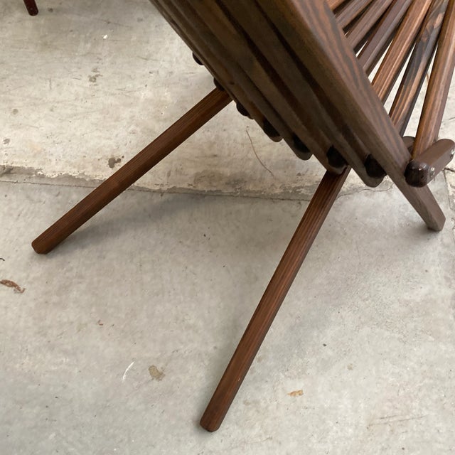 1970s Mid-Century Foldable Artist Chair For Sale - Image 5 of 7