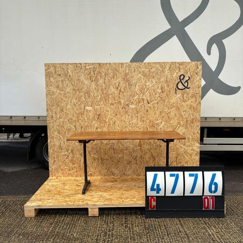 Large French Cast Base Café Dining Table, 1930s For Sale - Image 3 of 3