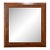 Early 20th Century Large French Oak Frame with New Mirror Glass For Sale