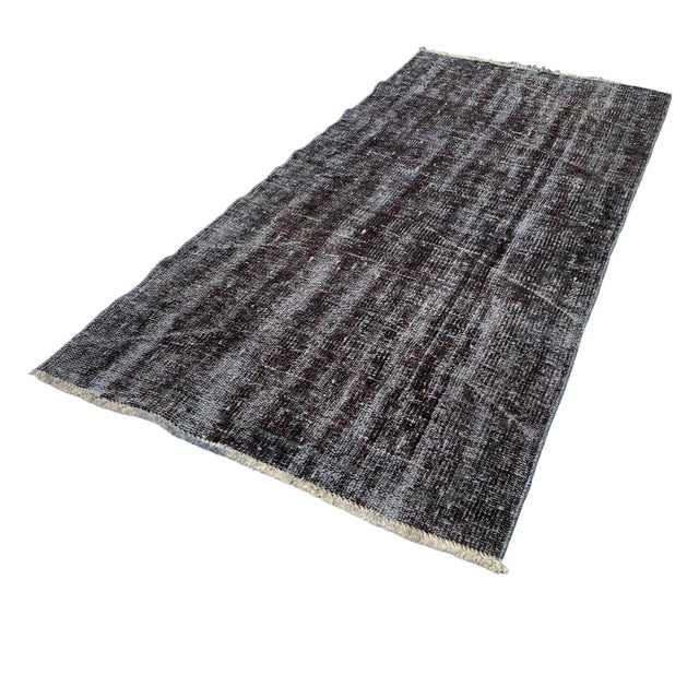 Vintage Turkish Distressed Rug in Wool, 1970s For Sale - Image 6 of 11