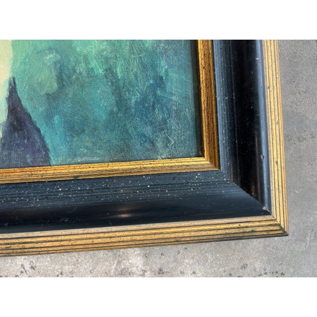 Early 20th Century Modern Oil Painting of a Nude Woman, Signed and Framed For Sale - Image 12 of 12