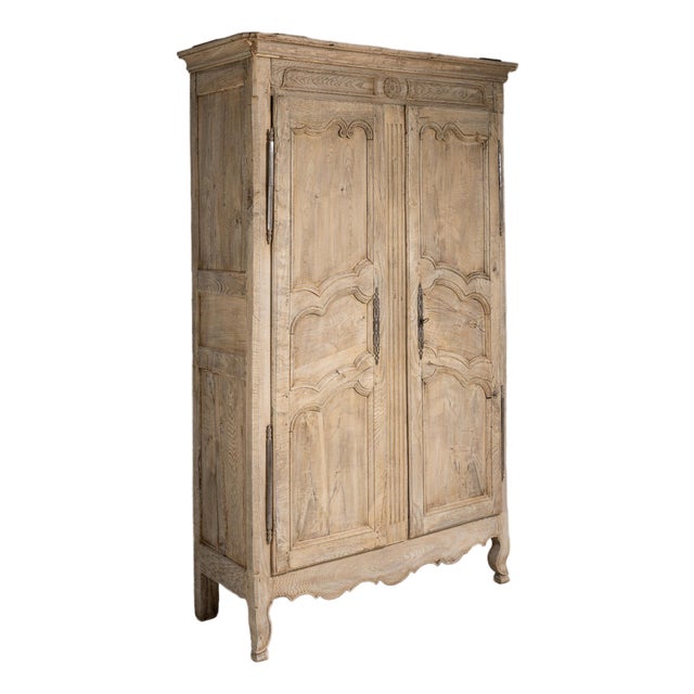 Early 19th Century France Louis XV Red Wood Armoires Wardrobes & Linen Presses For Sale