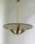 A ceiling light designed in the typical design language of the 1950s, made in Germany. The shape and beige finish of the...