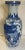Tall Blue and White Urn With Pheasant Mother and Baby For Sale - Image 4 of 6