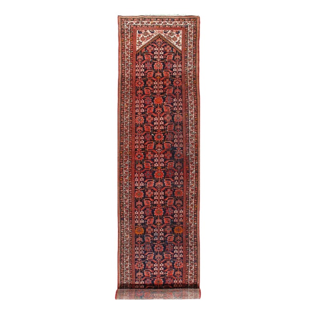 Pasargad Navy Persian Runner- 3'4'' X 16'11'' For Sale