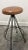Vintage French Industrial Metal Frame Bar Stools, 1970s, Set of 2 For Sale - Image 12 of 13